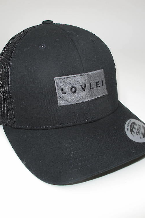 LOVLEI Hat Black Logo Patch