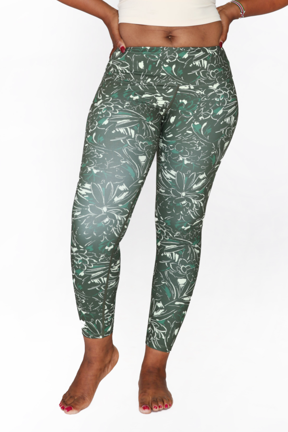 Leggings - Crossroads Wailea Olive